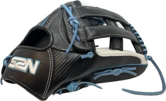 Japanese Kip Leather Elite Series fielding glove black carbon/cb H web
