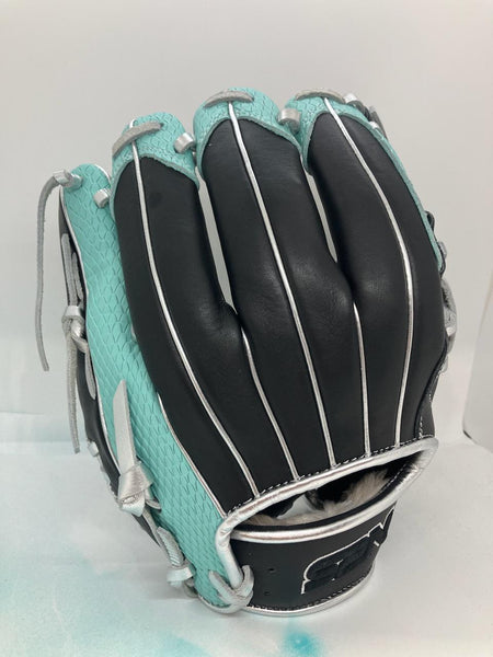 Japanese Kip Leather Elite Series fielding glove black/mint