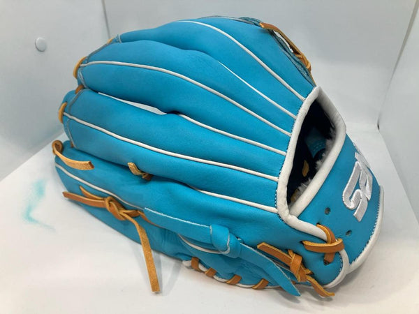Japanese Kip Leather Elite Series fielding glove aqua/tan H