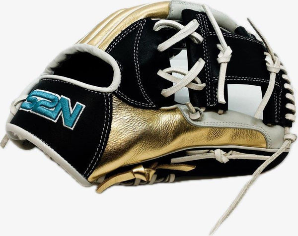 Japanese Kip Leather Elite Series fielding glove metallic gold I web