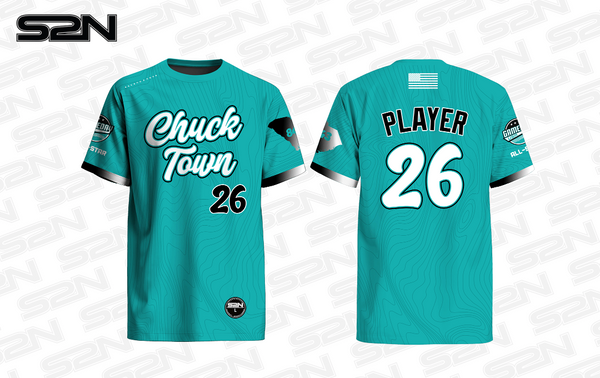ASW Charleston teal jersey