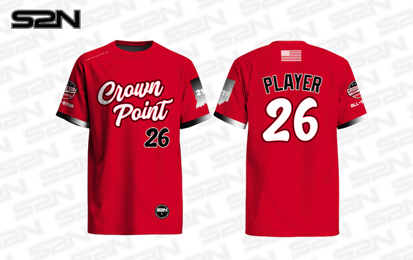 ASW Crown Point red jersey