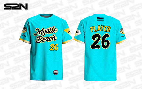 ASW Myrtle Beach aqua jersey