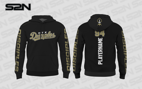 HTX Disciples black hoodie