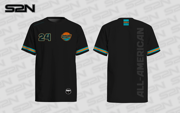Junior All American black BP top