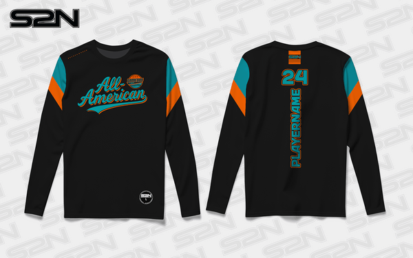 Junior All American black long sleeve