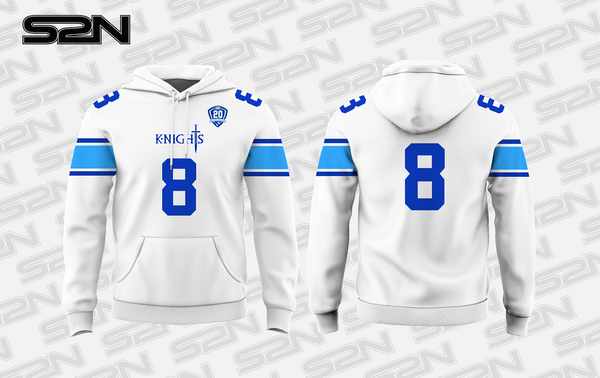 OCYF white jersey hoodie