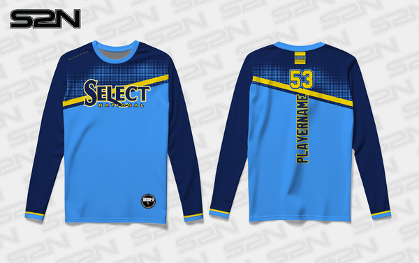 Select navy long sleeve