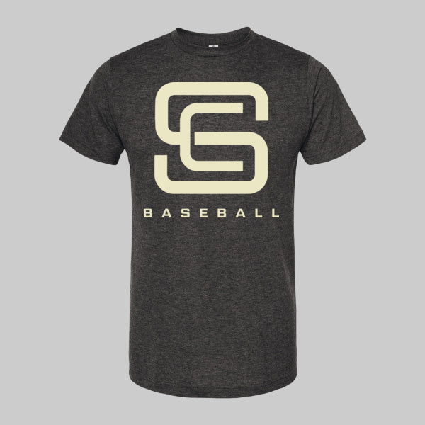 Swing City heather graphite SP cream tshirt