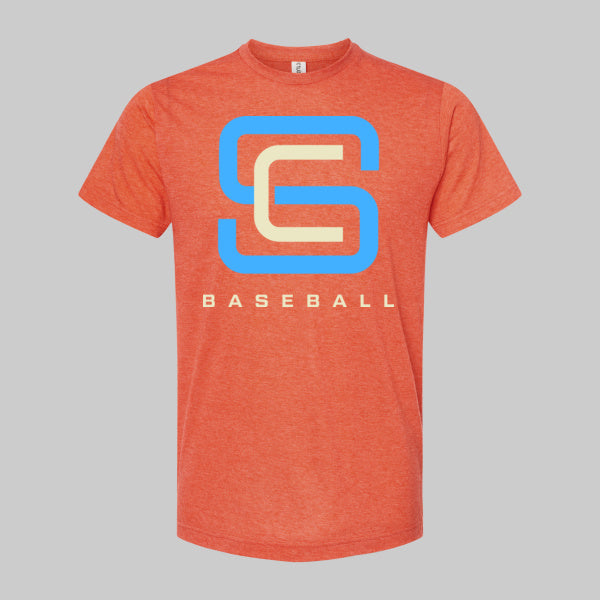 Swing City heather orange SP cb/w tshirt