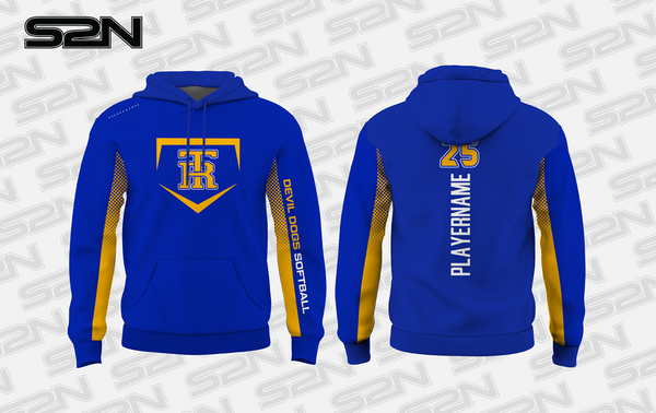 Travelers Rest royal hoodie