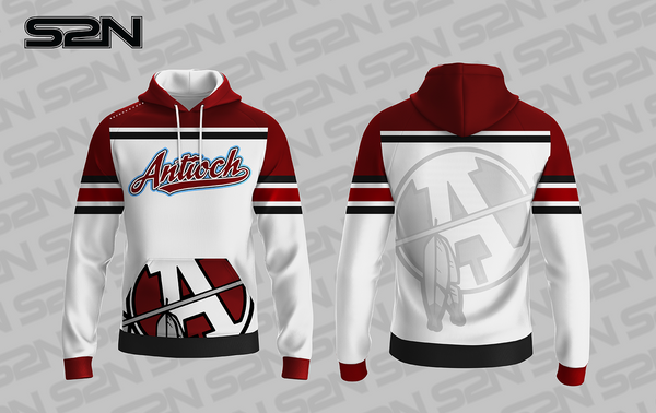 Antioch white hoodie