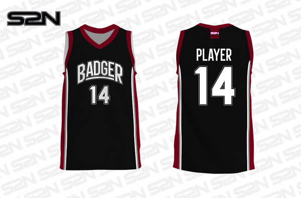 Lady Badger reversible game jersey