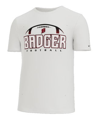 Badger Football NIKE white SP tshirt