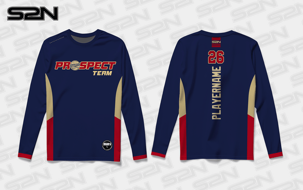 Prospect Team navy long sleeve