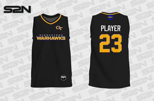 Germantown FP black sleeveless jersey