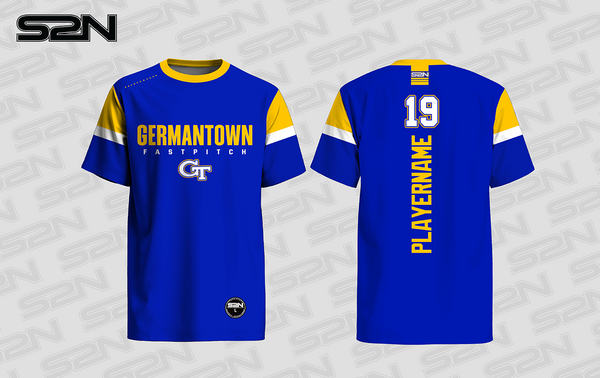 Germantown FP royal tshirt