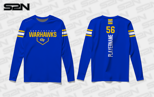 Germantown Baseball royal long sleeve
