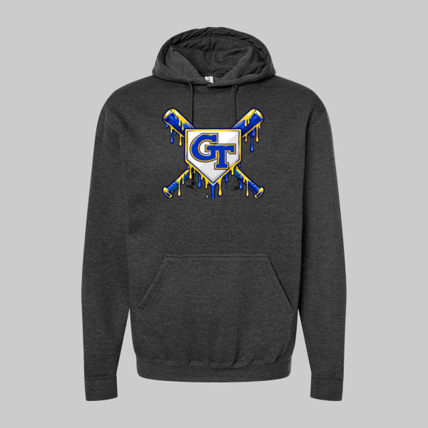 Germantown drip heather graphite SP hoodie