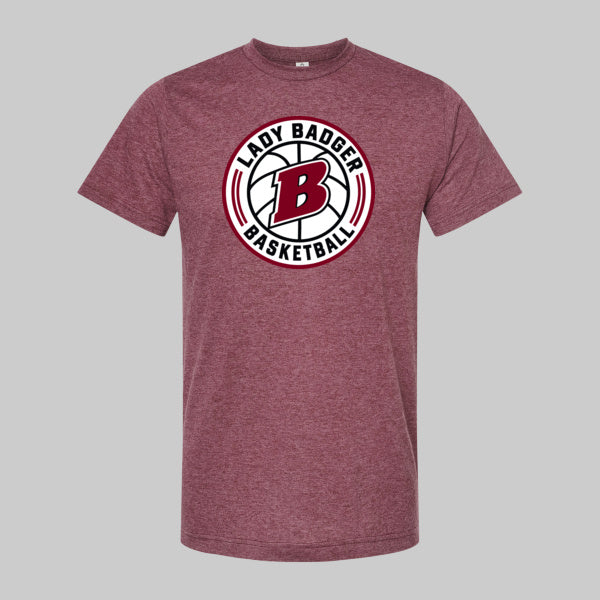 Lady Badger cardinal SP tshirt