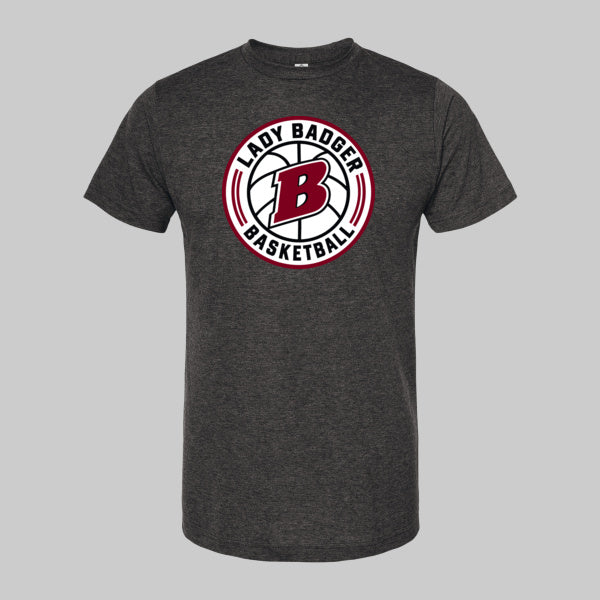 Lady Badger heather graphite SP tshirt
