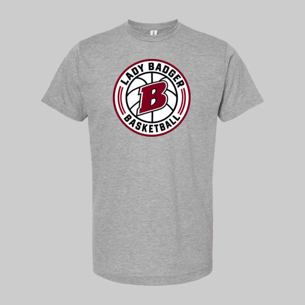 Lady Badger heather grey SP tshirt