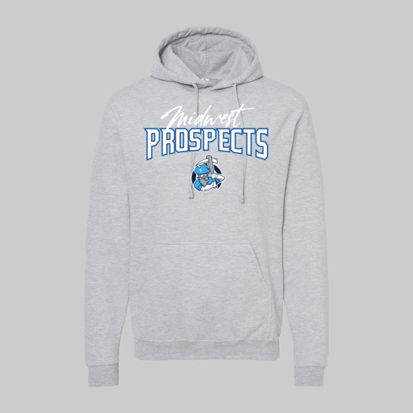 Midwest Prospects heather grey hoodie