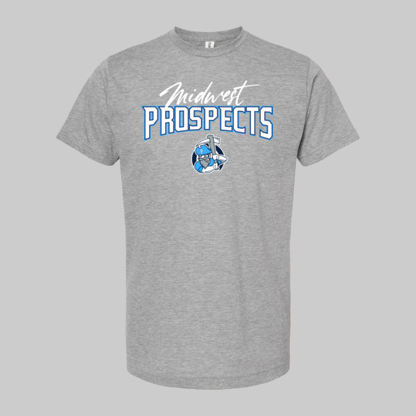 Midwest Prospects heather grey tshirt
