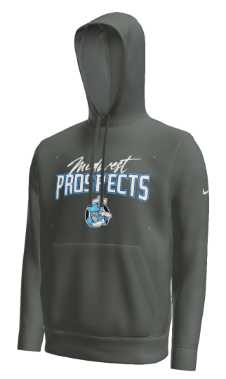 Midwest Prospects Nike Club Fleece anthracite hoodie