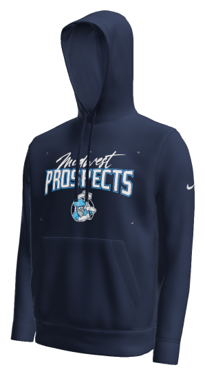 Midwest Prospects Nike Club Fleece navy hoodie