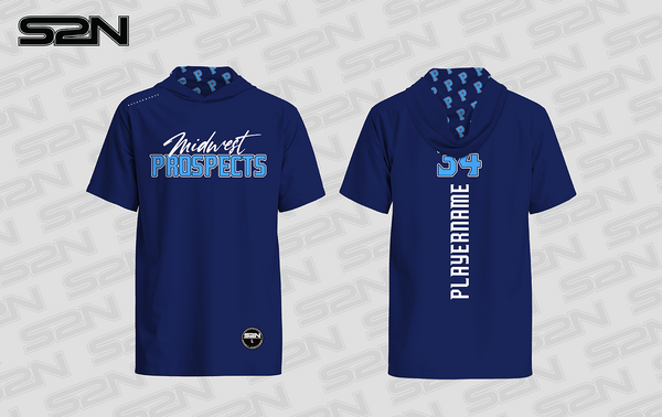 Midwest Prospects short sleeve hoodie