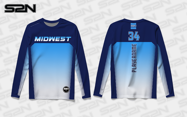 Midwest Prospects navy long sleeve
