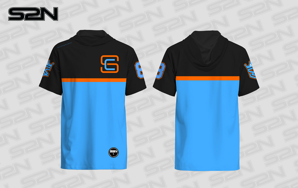 Swing City short sleeve hoodie