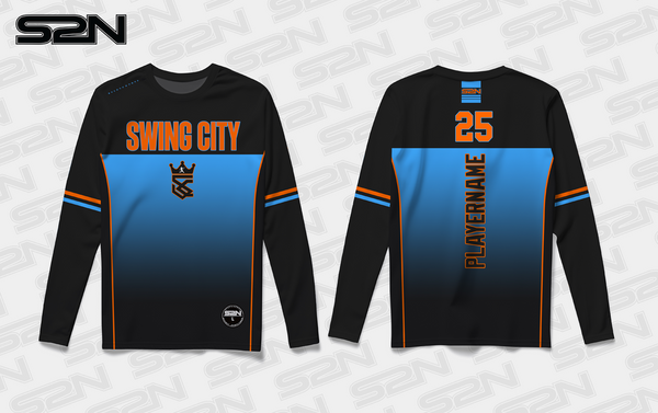 Swing City black long sleeve
