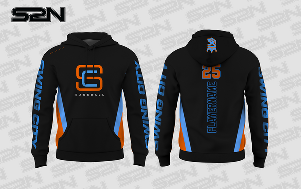 Swing City black hoodie