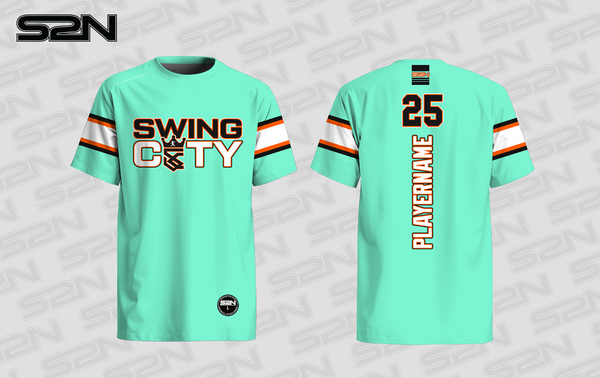 Swing City mint tshirt