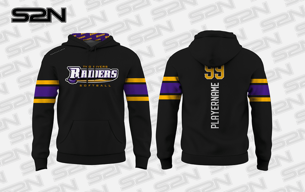 Two Rivers black hoodie