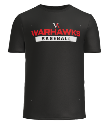 Warhawks NIKE black cotton poly tee
