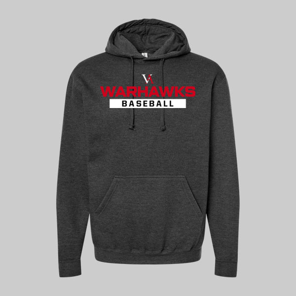 Warhawks heather graphite hoodie